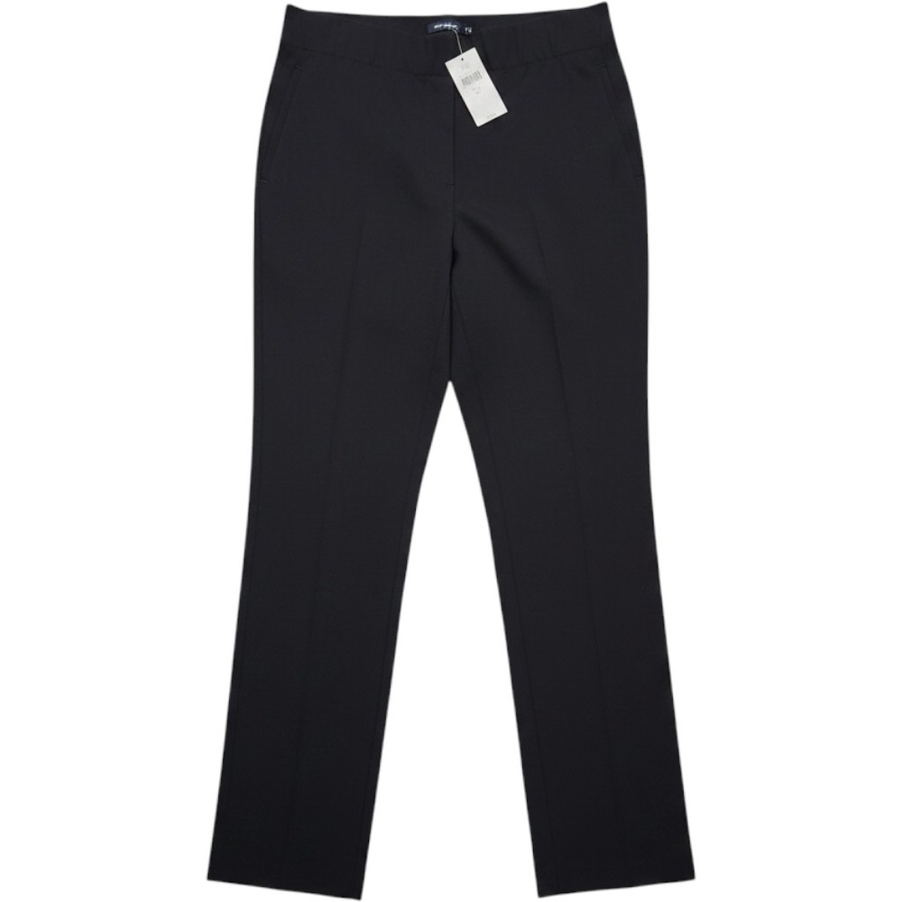 J. Jill Black Straight Leg Pull-On Trousers Professional Work Pants NWT Size M